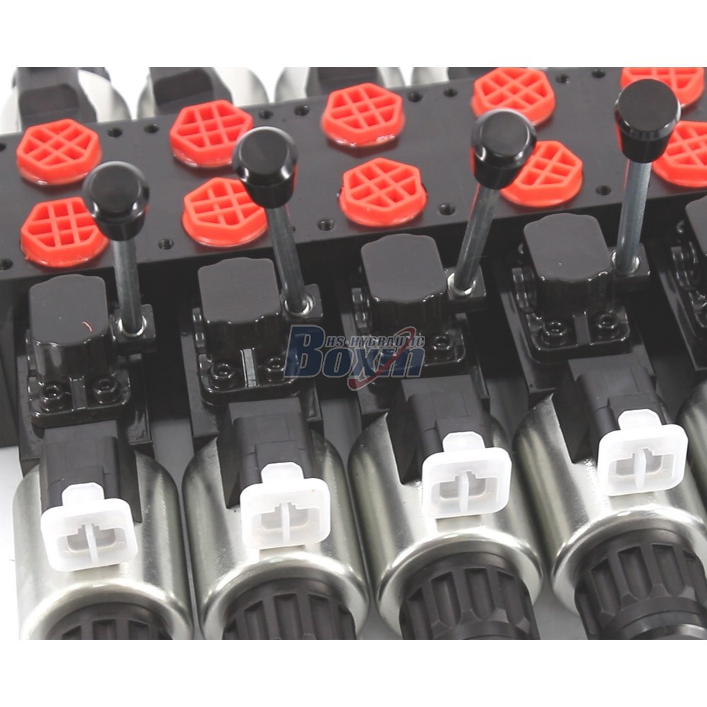 DCV56 Series 5 Spool Solenoid Controlled Sectional Valve detail image
